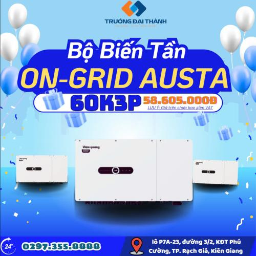 Bộ Biến Tần On-grid Austa 60K3P (3 pha, 60kWp)